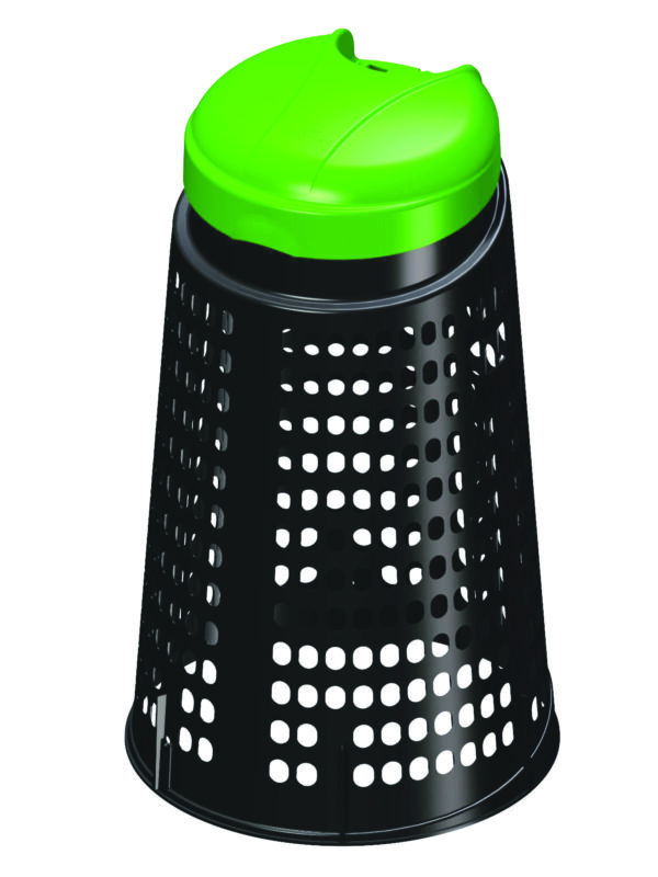 Kenmerkend Smeren Gemengd Eco Bin vuilnisbak groen - 110 liter - Little Jumbo