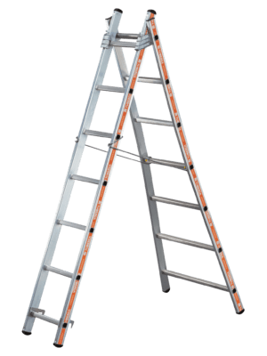 2-delige ladders recht / uitgebogen
