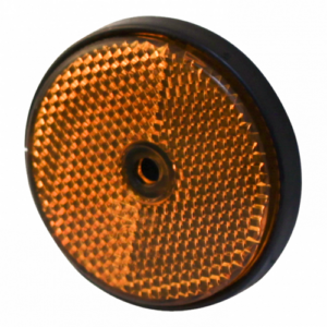 Reflector oranje opschroefbaar Ø61 mm