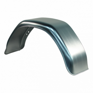 Spatscherm enkel as staal 190mm x 660mm hoekig model