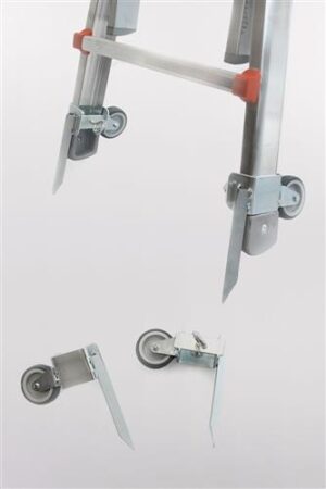 WAKU wielenset tbv ladder met grondpennen