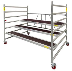 JUMBO vouwsteiger XL 250 - 135x250 - 2x30cm & 1x60 cm platfo